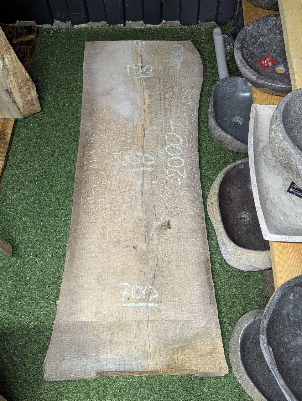 Слэб SL-40 | 200×65–75 см | Заготовка из дуба