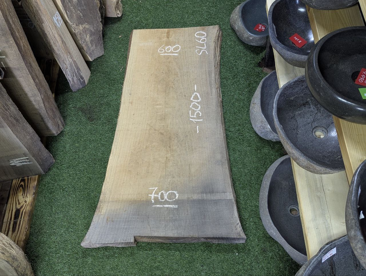 Слэб SL-60 | 150×60–70 см | Заготовка из дуба