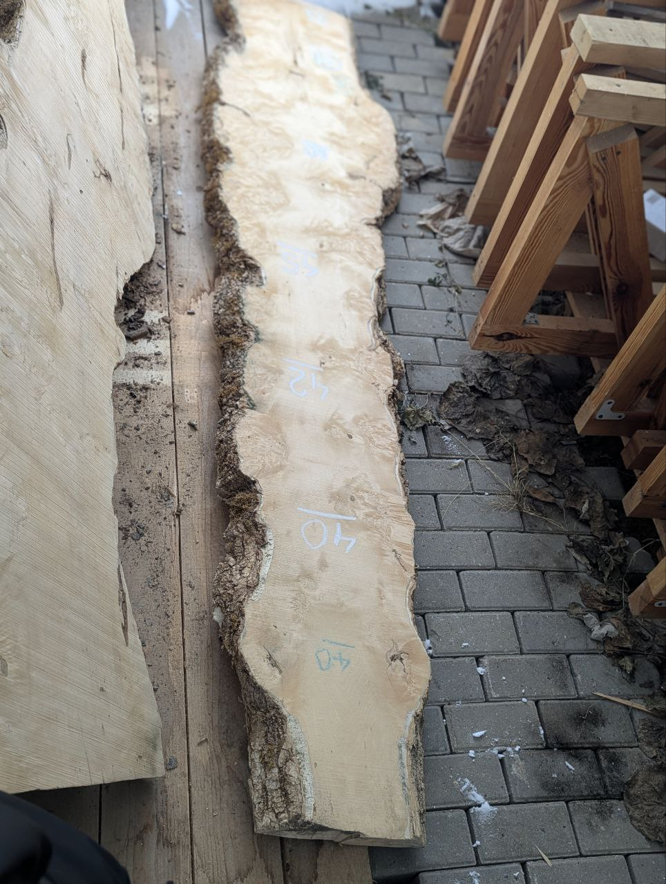 слэб сухой заготовка для стола