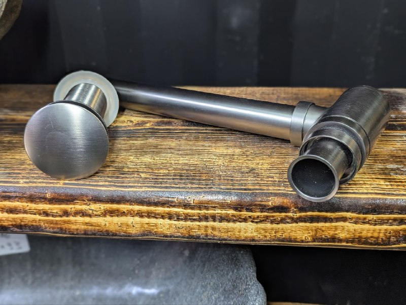 комплекст донный клапан и сифон для столешницы с накладной раковиной