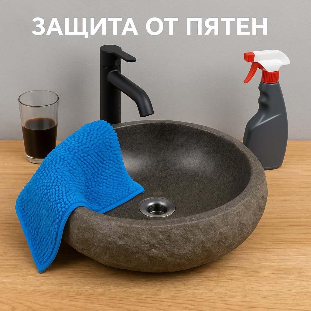 Защита раковины от пятен
